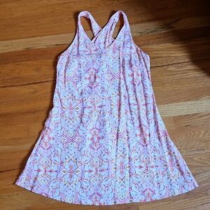 🌟LOFT Pink and White Printed Mini Dress🌟